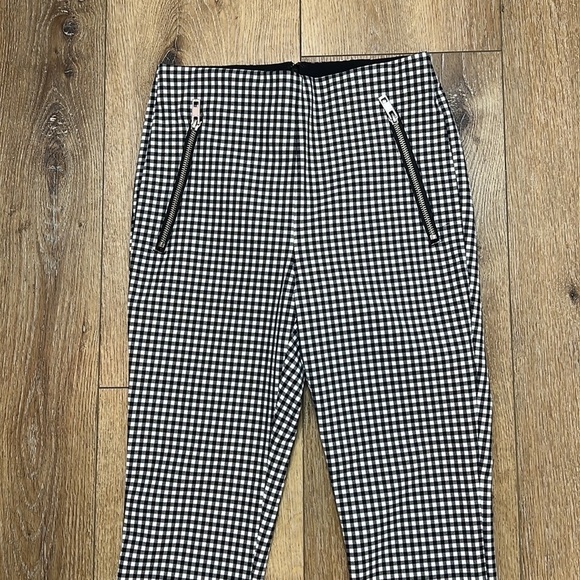 Rag & Bone Simone Zip Pocket Gingham Pants RTM - Picture 5 of 9